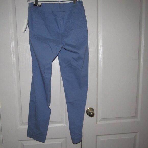 NWT SLIM-SATION Blue Pull-On Tummy Control Pants Narrow Size 10 - Picture 3 of 7